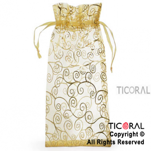 BOLSA ORGANZA ORO 15X25 ARABESCO HS3971-7 x 1